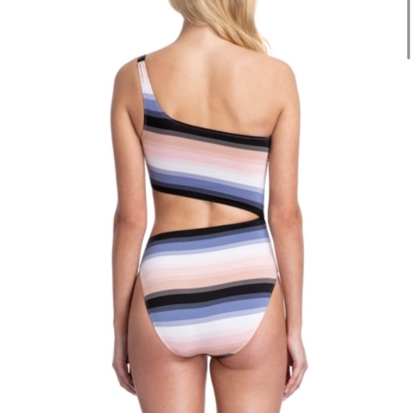 Gottex Collection Alba One Shoulder Cut Out Monokini One Piece Swimsuit - Picture 2 of 10